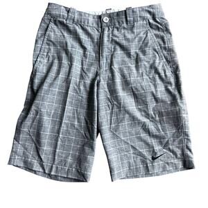 Nike Golf Junior's Plaid Shorts - Boys Size Small